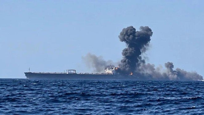 Iran Claims 7 Oil Tankers Struck In Strait Of Hormuz As Fears Of Full-Scale War Escalate