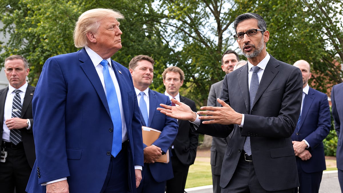 Google's Sundar Pichai Rejected My Proposal To Rename Atlantic Ocean To 'Trump Ocean': Donald Trump Says