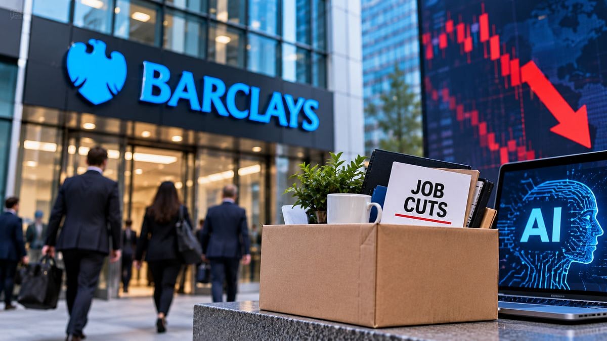 Barclays To Cut 5,000 Jobs In AI-Led Cost Drive As Q3 Profit Rises 12 Per Cent, Bond Trading Revenue Falls 19 Pc