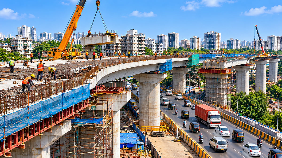 Mumbai's ₹1,725 Crore Mankhurd Flyover 40% Complete, To Cut Travel Time From 20 Minutes To 5 By 2028