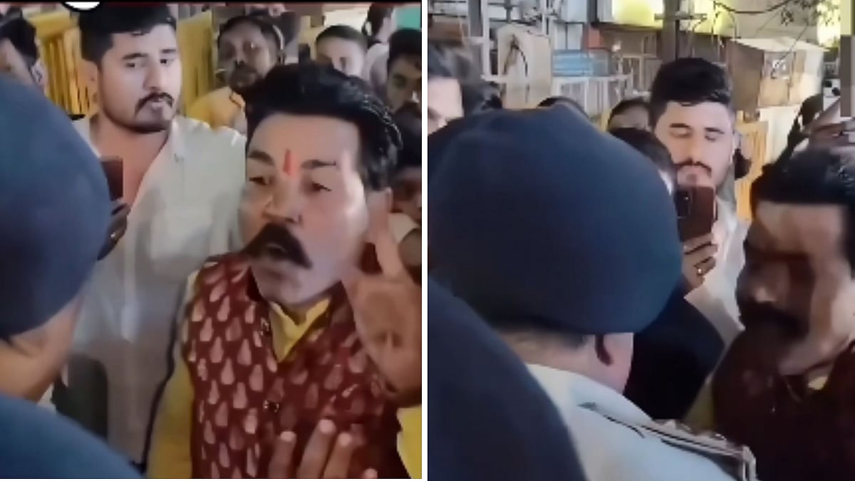 ‘Poore Bhopal Mein Aag Laga Dunga...' Hindu Utsav Committee President Warns Police Over DJ Challan During Durga Visarjan Chal Samaroh