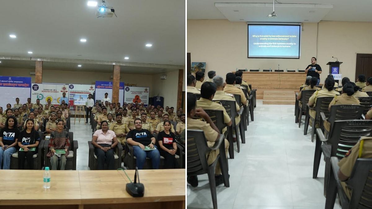 Mumbai Government Railway Police Participate In PETA India's Workshop To Combat Cruelty To Animals