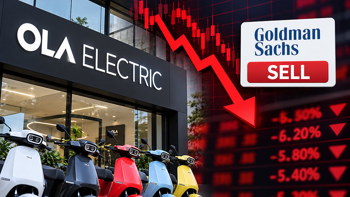 Ola Electric Share Price Crashes Over 6% To Rs 29.86, Goldman Sachs Downgrades Stock To Sell And Cuts Target Price To Rs 23