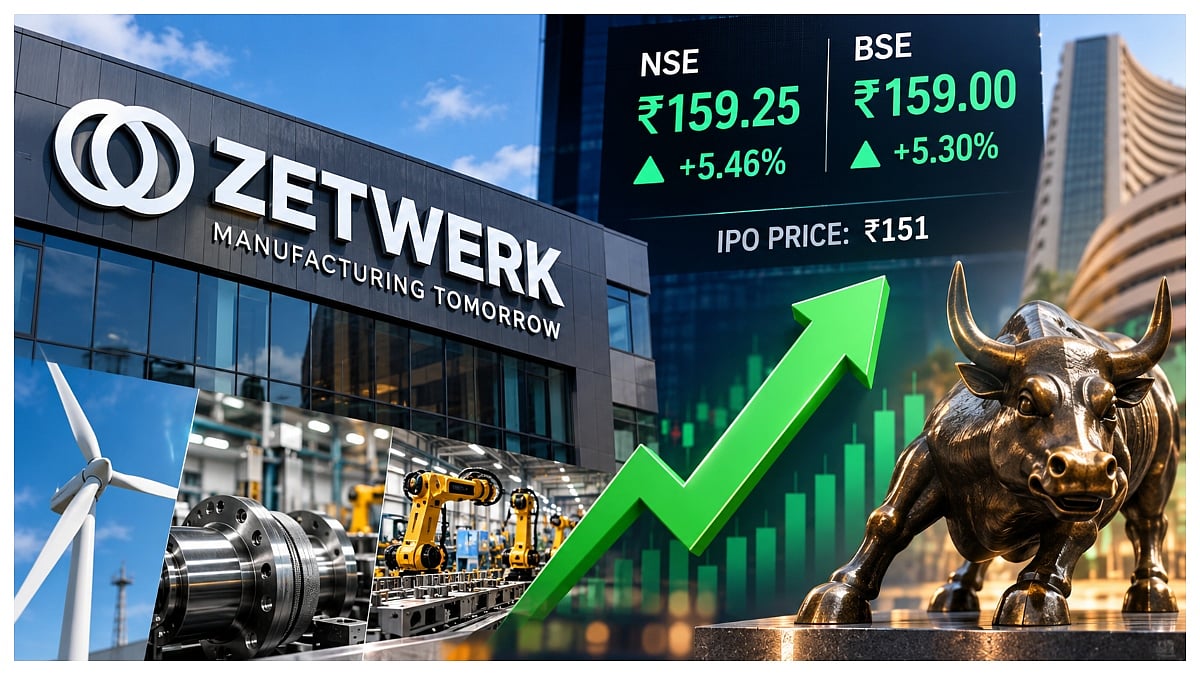 Zetwerk Shares List At 5.5% Premium, Stock Makes Positive Market Debut At ₹159.25 On NSE