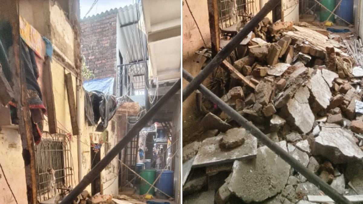 50-Year-Old Man Injured After Balcony Projection, Wall Collapse At Mahalaxmi Chawl In Kalwa