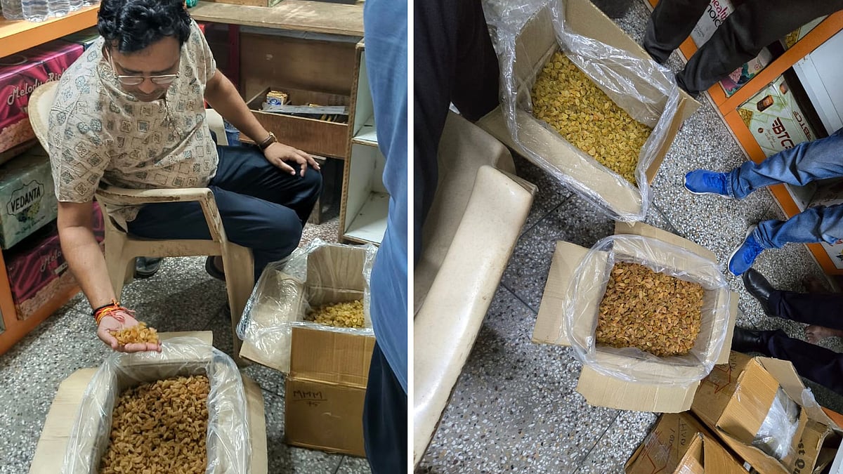 Food Department Seizes 375 Kg Raisins Worth ₹1 Lakh During Pre-Diwali Safety Checks In MP's Morena
