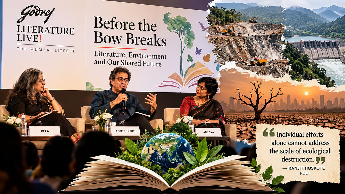 Mumbai Literature Festival: Ranjit Hoskote Raises Concerns Over Himalayan Dams, Forest Exploitation And Climate Crisis