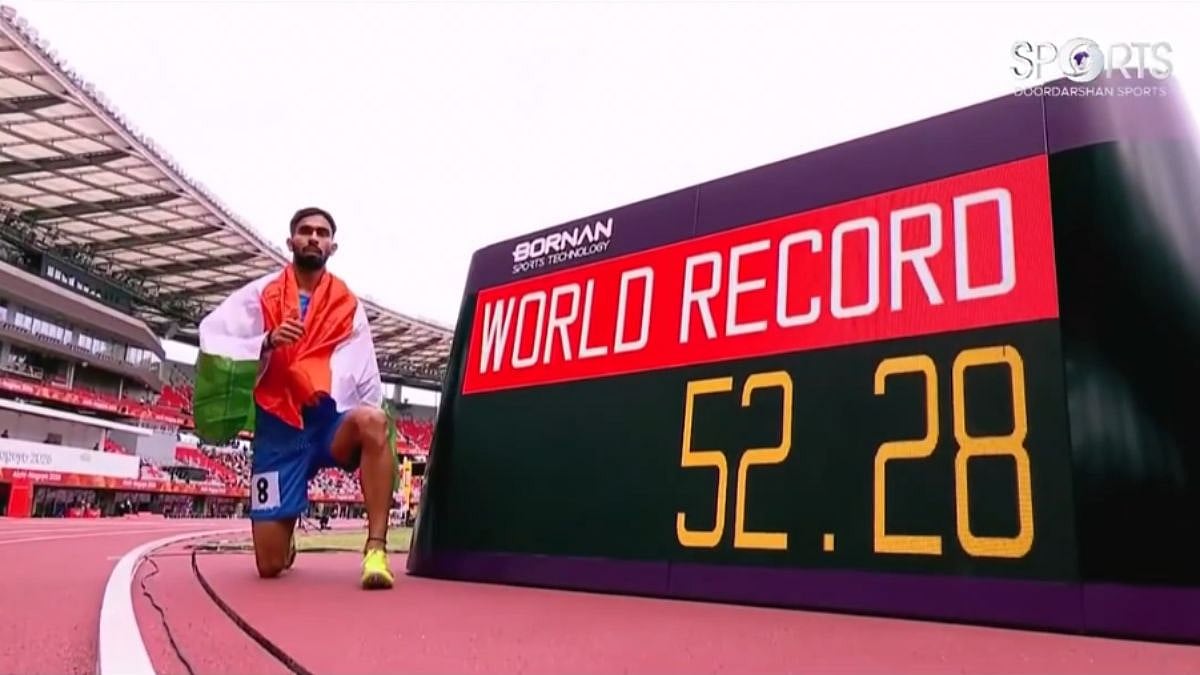 Asian Para Games 2026: India's Sandeep Creates History With World Record Of 52.28 Seconds To Clinch Men's 400m Gold As Ajay Kumar Secures Bronze | Video