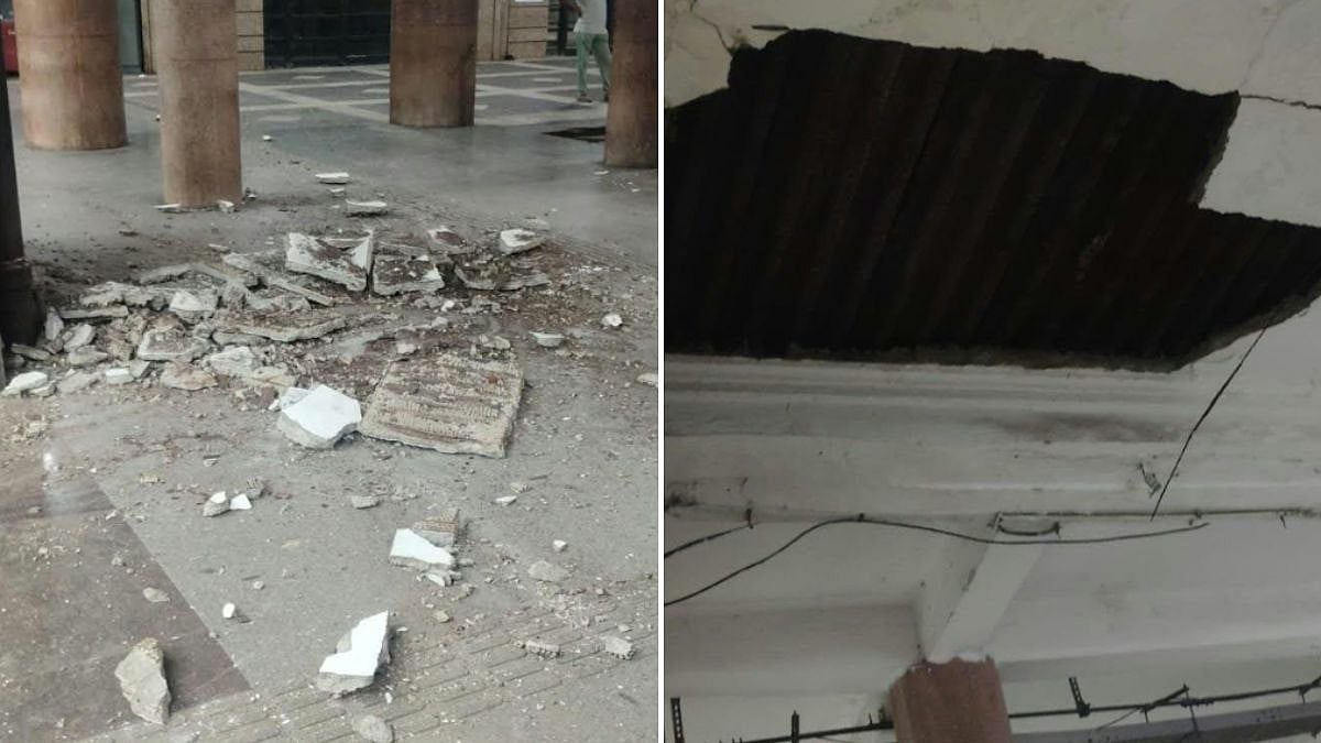 2 Passengers Injured After Ceiling Portion Collapses At CSMT Amid Redevelopment Work, Railways Offers ₹5,000 Each