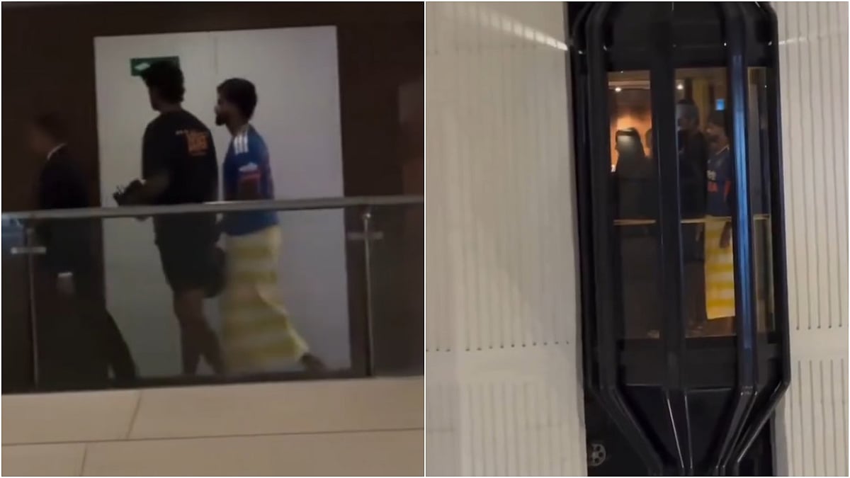Leaked Footage Shows Shreyas Iyer Wrapped In Towel With Shoes In Hand At Team Hotel; VIDEO Goes Viral