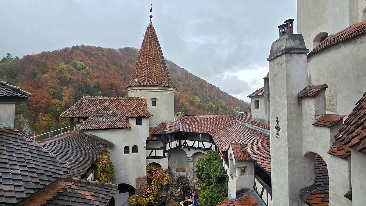 Gothic architecture of Bran Castle