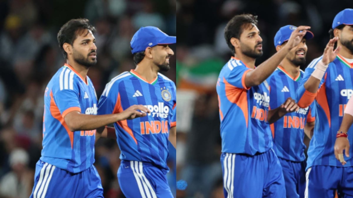 1,434-Day Drought Broken! Bhuvneshwar Kumar Dismisses Daryl Mitchell To End Long Wait For International Wicket During IND vs NZ 2nd T20I | Video
