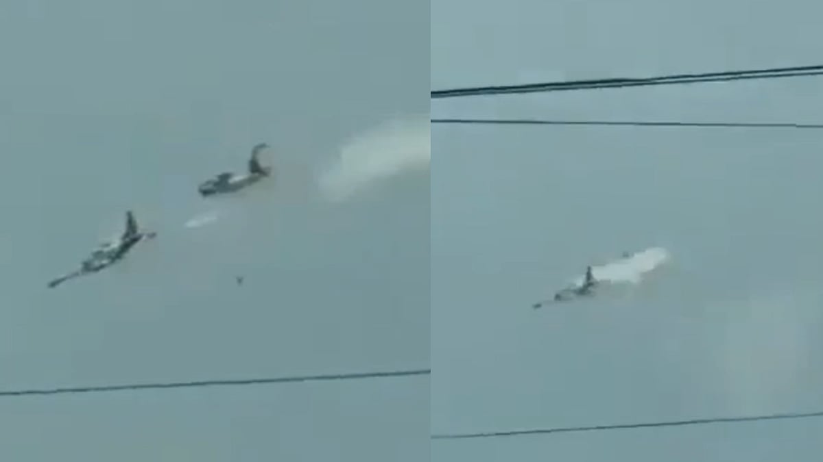 VIDEO: Philippines Air Force Planes Collide Mid-Air During Training, Killing Four Pilots