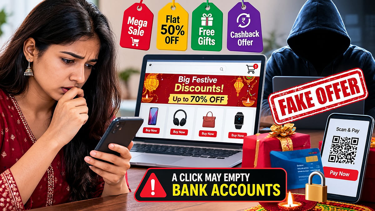 Bhopal Cyber Fraud Alert Ahead Of Diwali As Fake Shopping Offers, Discount Links And QR Code Scams Drain Bank Accounts