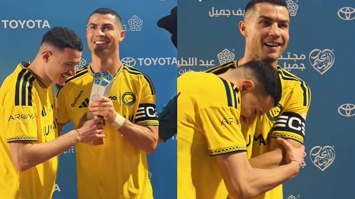Cristiano Ronaldo Refuses Man Of The Match Award After Al-Nassr's Win, Hands It To Teammate Abdullah Al-Hamdan | Video