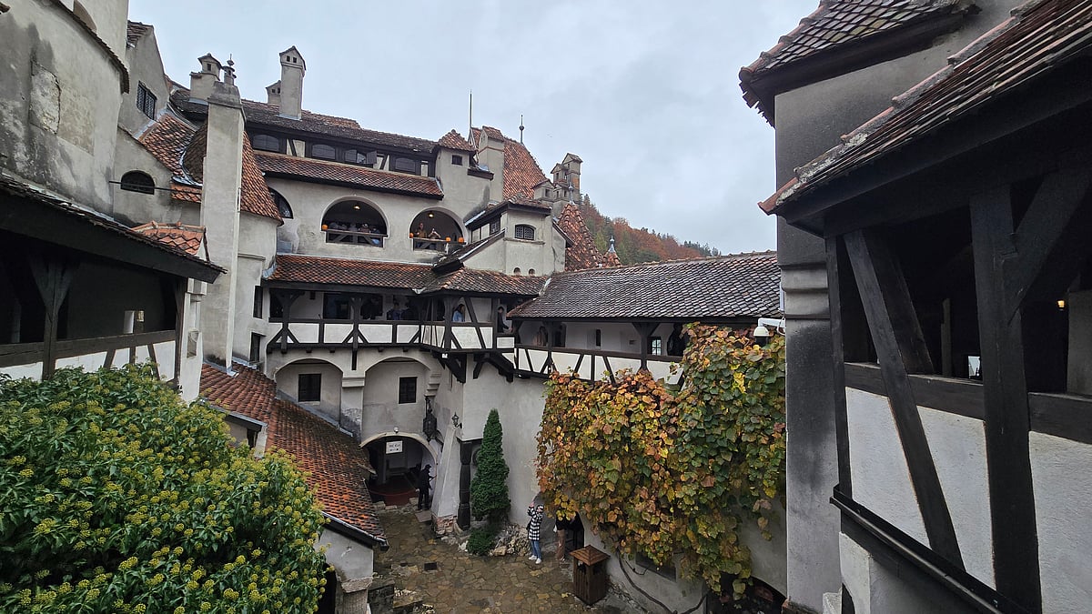 Inside view of Bran Castle
