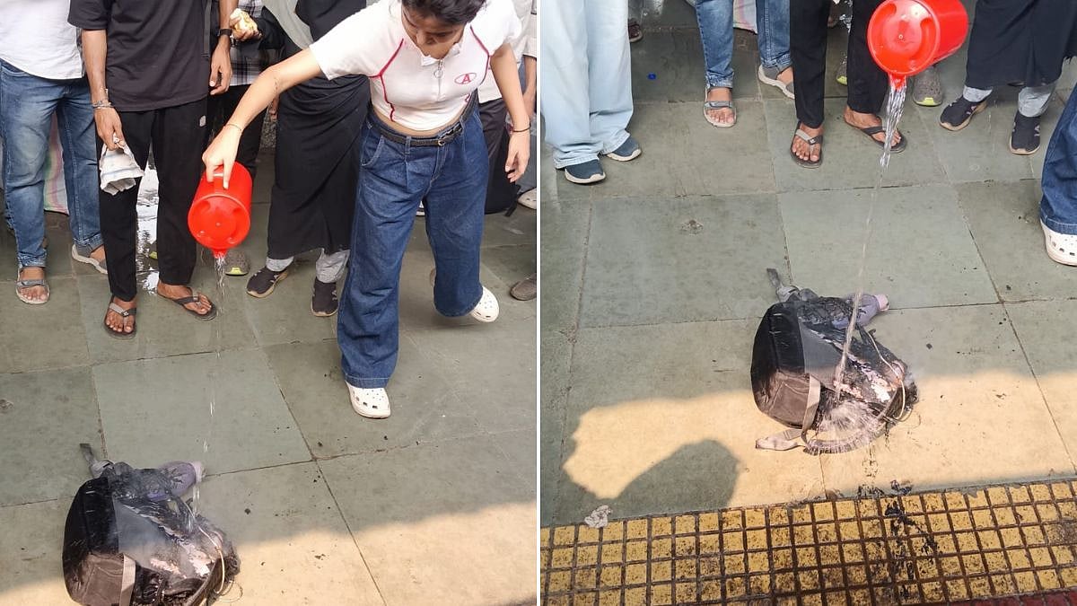 Mumbai: Fire Breaks Out In Women’s Coach Of Dadar-Badlapur AC Local Near Ghatkopar; Power Bank Suspected, No Injuries Reported | VIDEO