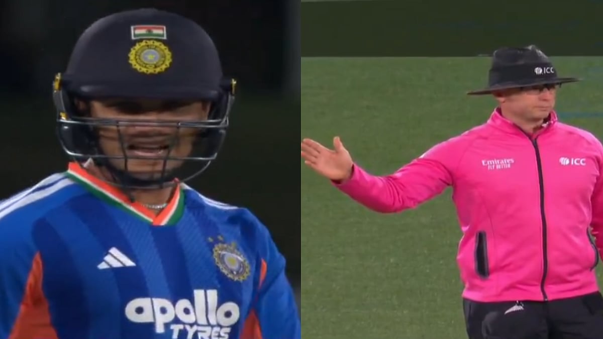 Drama Unfolds In Christchurch! Abhishek Sharma Survives Jacob Duffy's Delivery After No-Ball Decision During IND vs NZ 2nd T20I | Video