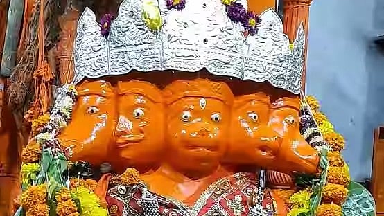Thieves Steal Five Silver Crowns, Donation Box From Hanuman Temple In MP's Satna