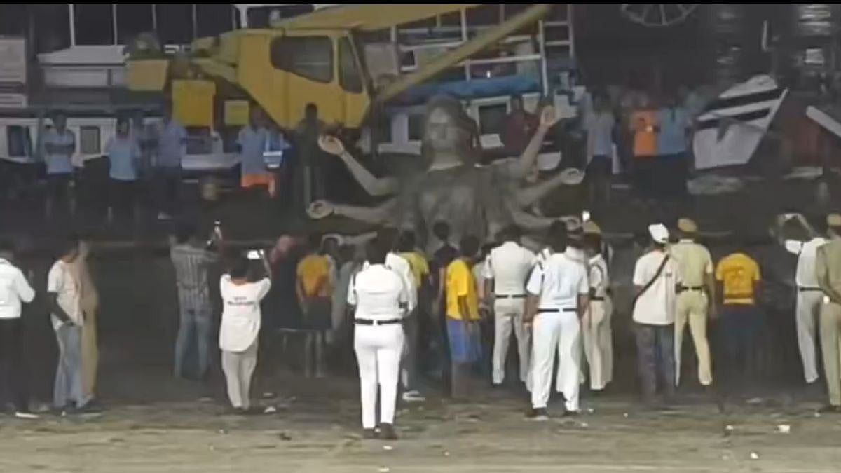 Chor Bagan Durga Idol Immersed After SIT Clearance, Silent Candle March Held For 19 Victims