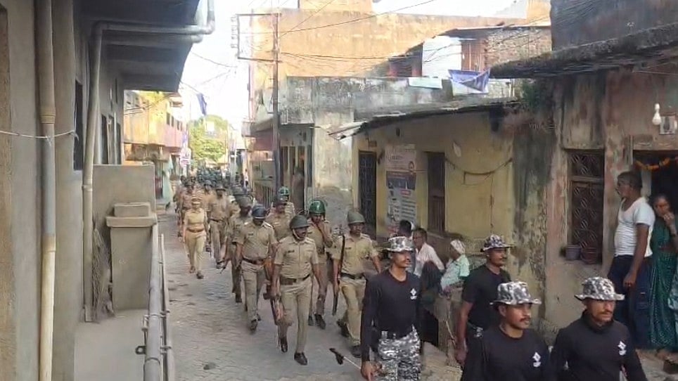 Jalgaon: Police Resort To Lathi-Charge After Opposition To RSS March In Yawal