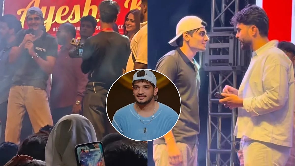 'Big Fan Of Munawar Faruqui': Ayesha Khan's Reaction Goes VIRAL After Fan Mentions Her Ex-BF At Hyd Event, Brother Confronts Him – VIDEO