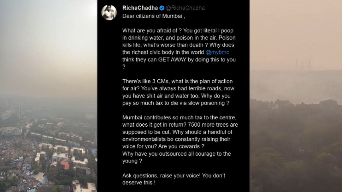 Mumbai’s Poor AQI: Is Air Pollution Putting Daily Commuters’ Health At Risk? Richa Chadha Flags Concern