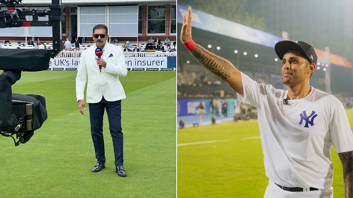 'Thodi Der Ke Liye...': Suryakumar Yadav Recreates Viral Ravi Shastri Moment During MLBx Mumbai Event | VIDEO