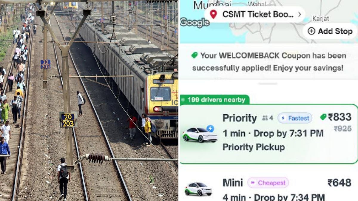 Mumbai Local Train Disruption: Central Railway Delays Of Up To 90 Minutes Push Commuters Towards Costly Cabs, Uber Fares Surge