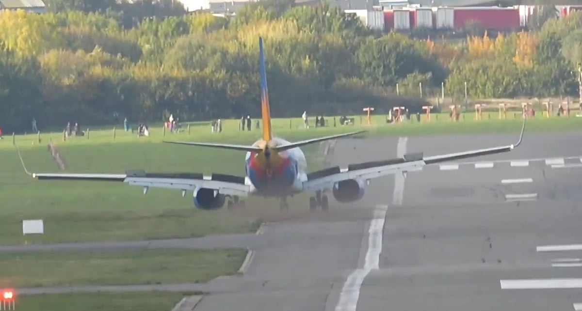 Storm Boelo Forces Jet2 Plane Onto Grass During Landing At Birmingham Airport Amid - WATCH 