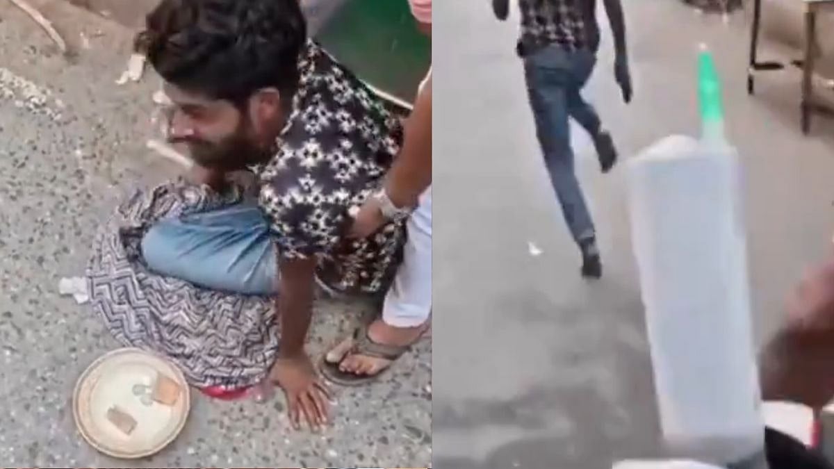 'Bro Ran in 2X': Beggar Pretending To Be Paralysed Flees After Being Offered Treatment; Hilarious Video Goes Viral