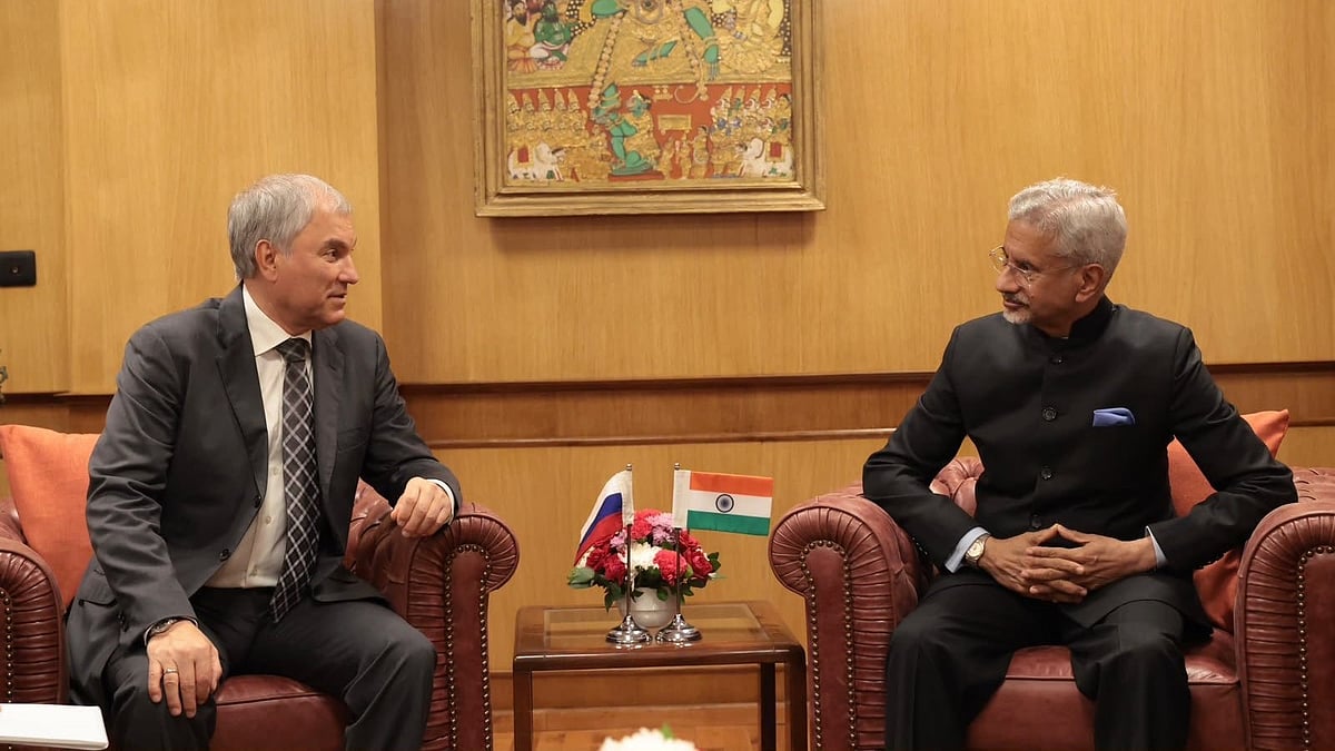 EAM S Jaishankar Meets Russian State Duma Chairman Vyacheslav Volodin In Delhi, Discusses Bilateral Ties & Parliamentary Cooperation