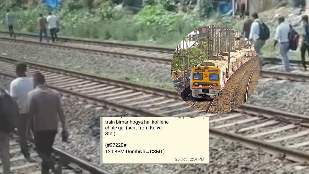 'Train Bimar Hogya Hai': Amid Mumbai Local Delays, Passengers Flood m-Indicator Chats With Hilarious Comments