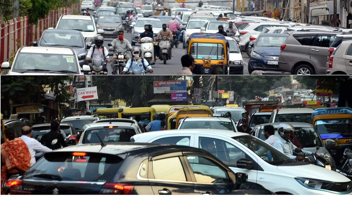 Diwali 2026 Rush Triggers Massive Traffic Jams In Bhopal As Parking Shortage And Lack Of Traffic Plan Leave Commuters Struggling