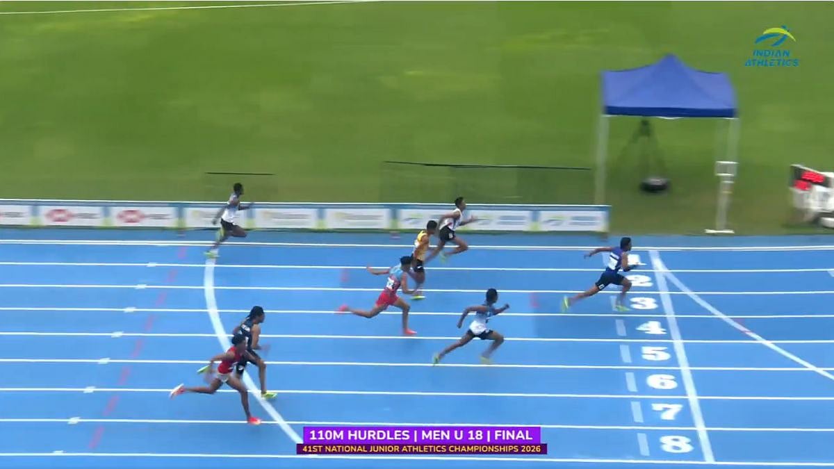 Maharashtra’s Yash Mulik Shatters Own U18 National Record With 13.29-Second Run To Clinch 110m Hurdles Gold At National Junior Athletics Championships | Watch