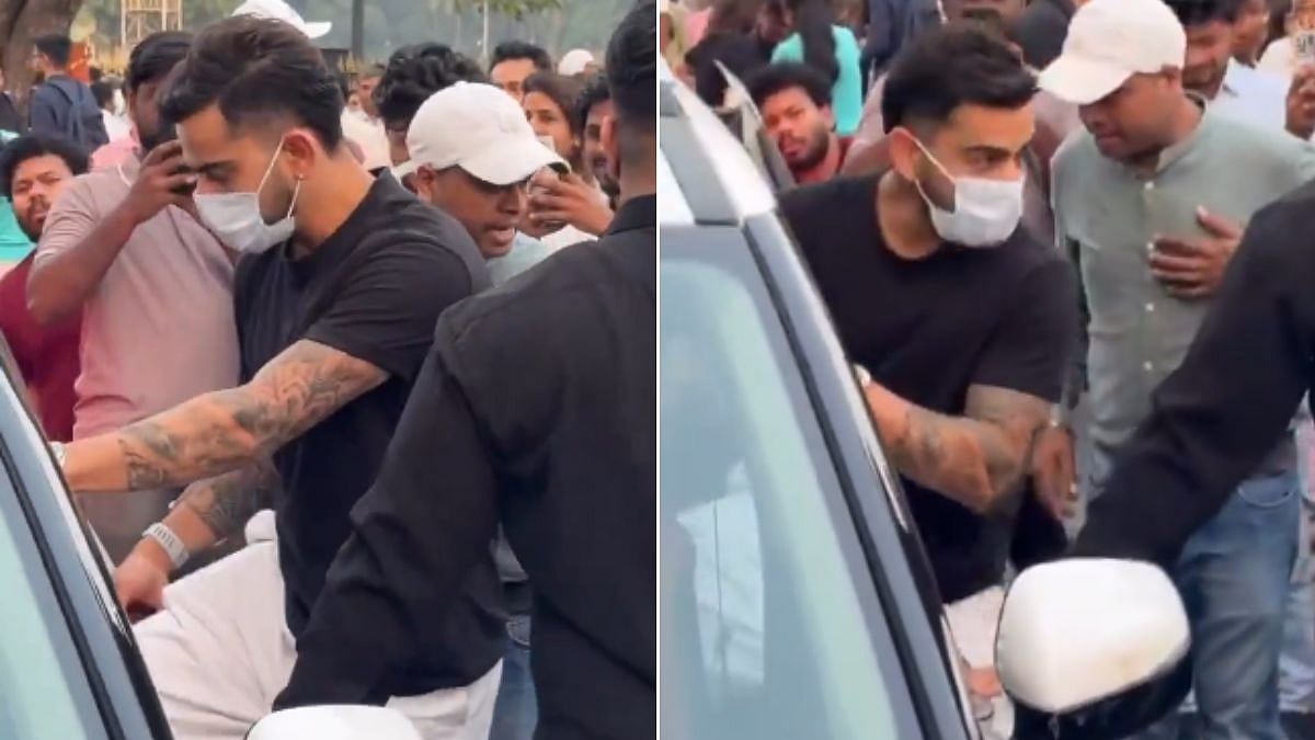 Virat Kohli Spotted Wearing Face Mask At Mumbai's Gateway Of India Amid Poor AQI Concerns | VIDEO
