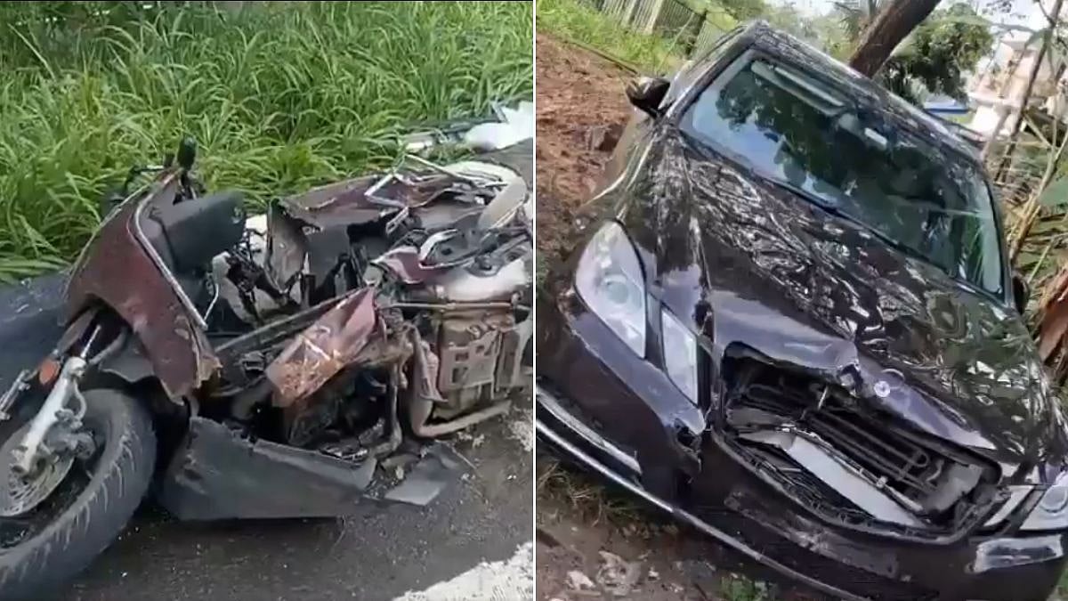 Kochi Road Accident: 55-Year-Old Scooter Rider Killed After Being Hit By Speeding Mercedes-Benz Allegedly Driven By Judge’s 17-Year-Old Son | Video