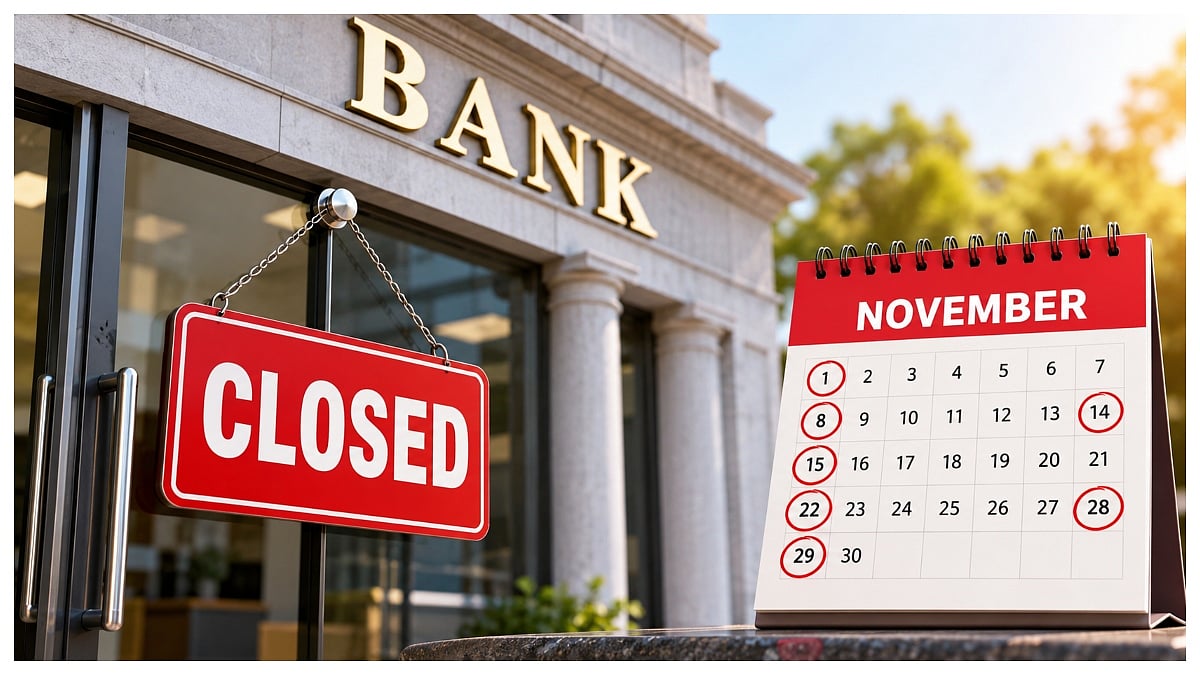 Bank Holidays In November 2026: Banks To Remain Closed For 16 Days Including Diwali & Guru Nanak Jayanti