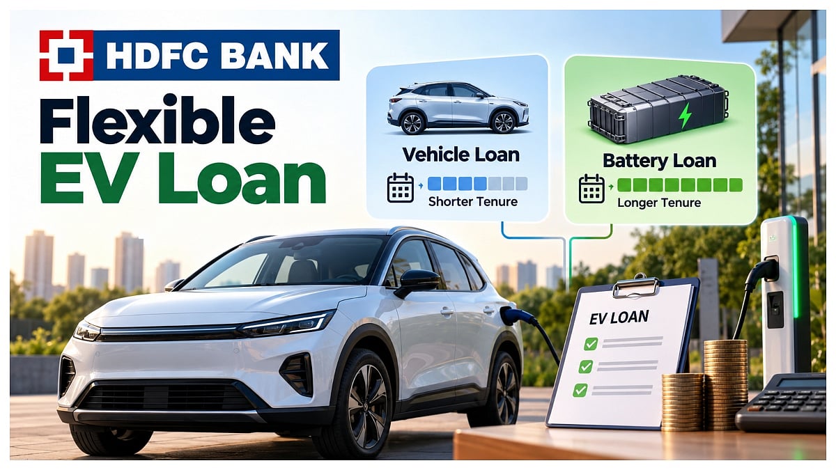 HDFC Bank Introduces Flexible EV Loan, Separate Battery & Vehicle Repayment Tenures To Ease EMI Burden