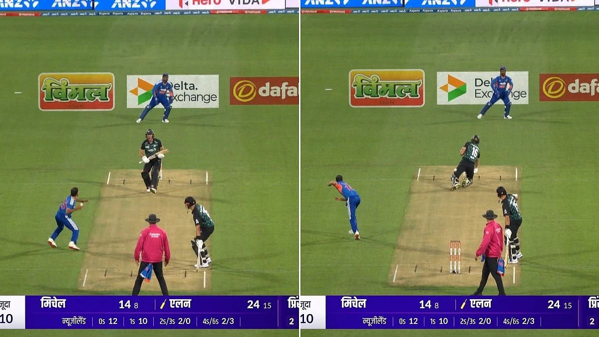 Drama On The Field! Prince Yadav’s Throw Hits Finn Allen During Run-Out Attempt | VIDEO