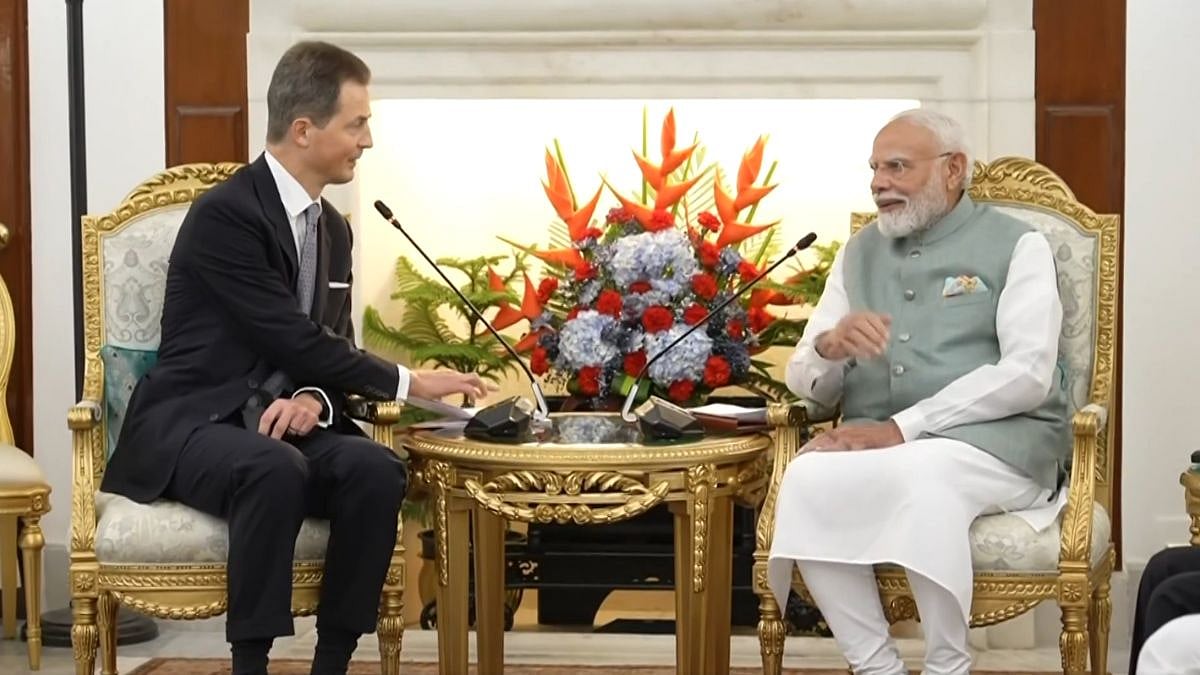 PM Modi Holds Bilateral Talks With Liechtenstein's Prince Alois During Historic First State Visit, Aims To Strengthen Diplomatic & Economic Ties | Video