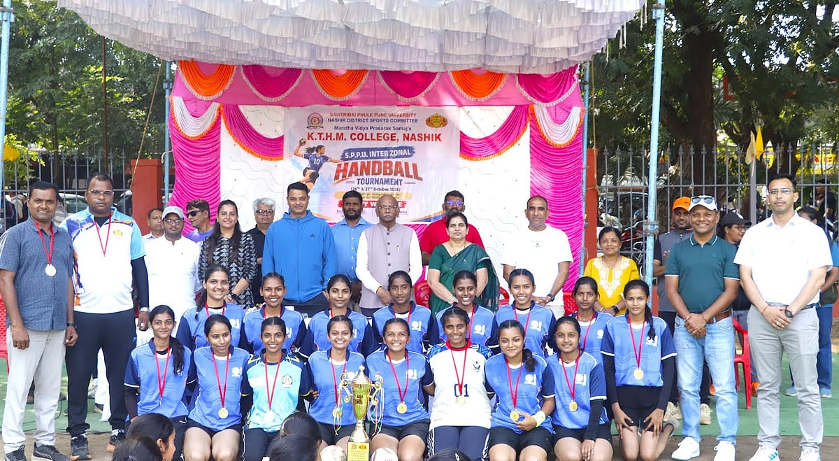 Nashik: Girls’ Handball Team Clinches Inter-Zonal Title With 17-15 Win Over Pune City