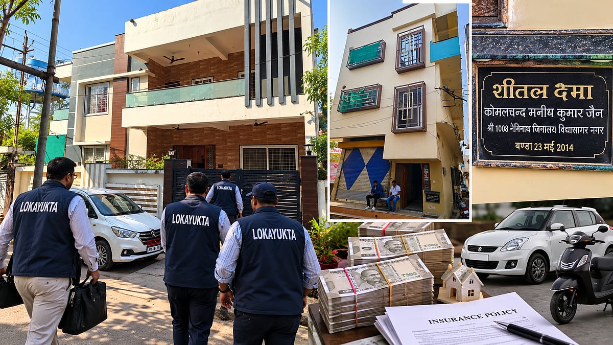 Lokayukta Conducts Search At Commercial Tax Officer Manish Jain's Jabalpur Residence; Uncovers ₹3.7 Crore Expenditure Against ₹1 Crore Income