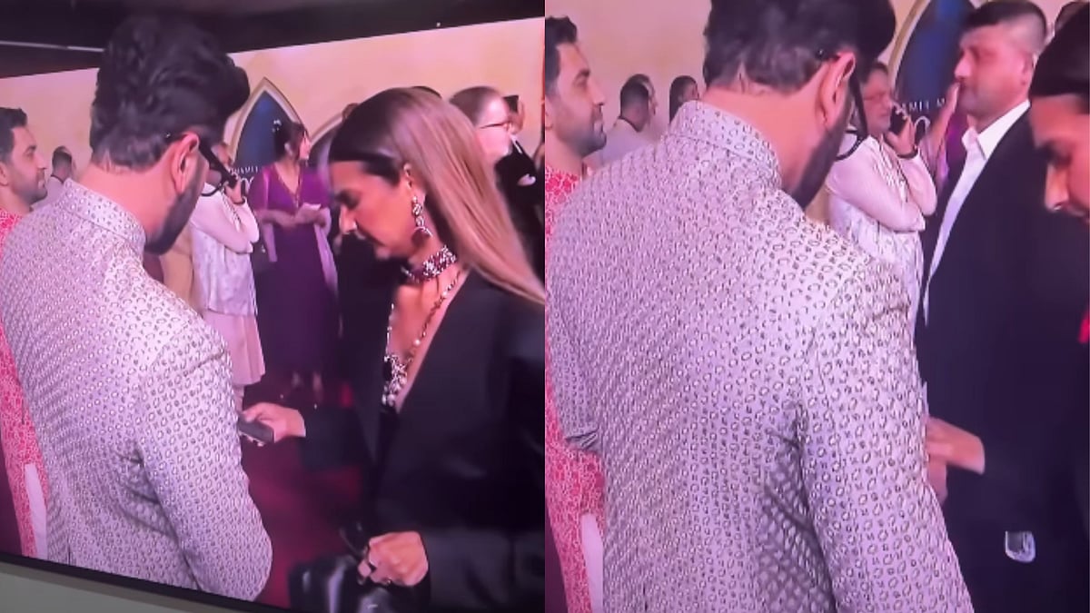 Did Ranbir Kapoor Accidentally Reveal His Mobile Number On Camera At Ramayana's LA Screening? Watch Video