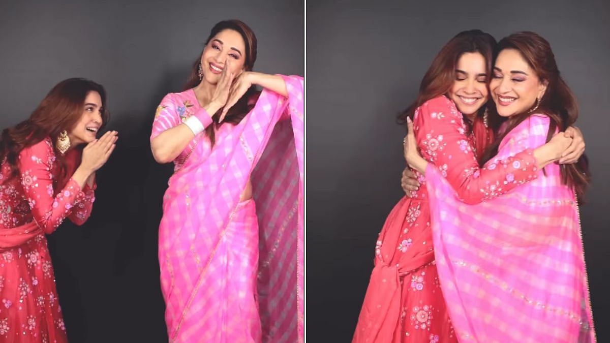 Sharvari Dances With Madhuri Dixit, Calls It 'Surreal' & 'Special' Moment Ahead Of Yeh Prem Mol Liya Release - VIDEO
