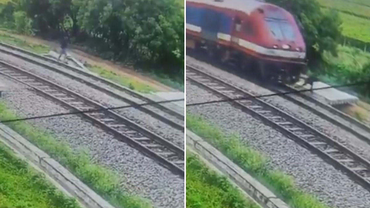 Man Dies After Train Hits Him While Walking With Earphones On - VIDEO