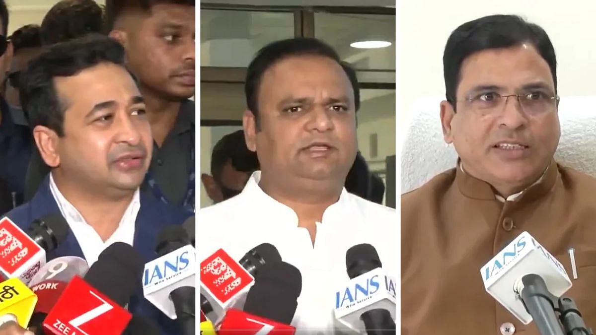 'Rahul Gandhi Our Greatest Brand Ambassador': Mahayuti Leaders Slam Congress As Alliance Leads In 3 Seats |VIDEO