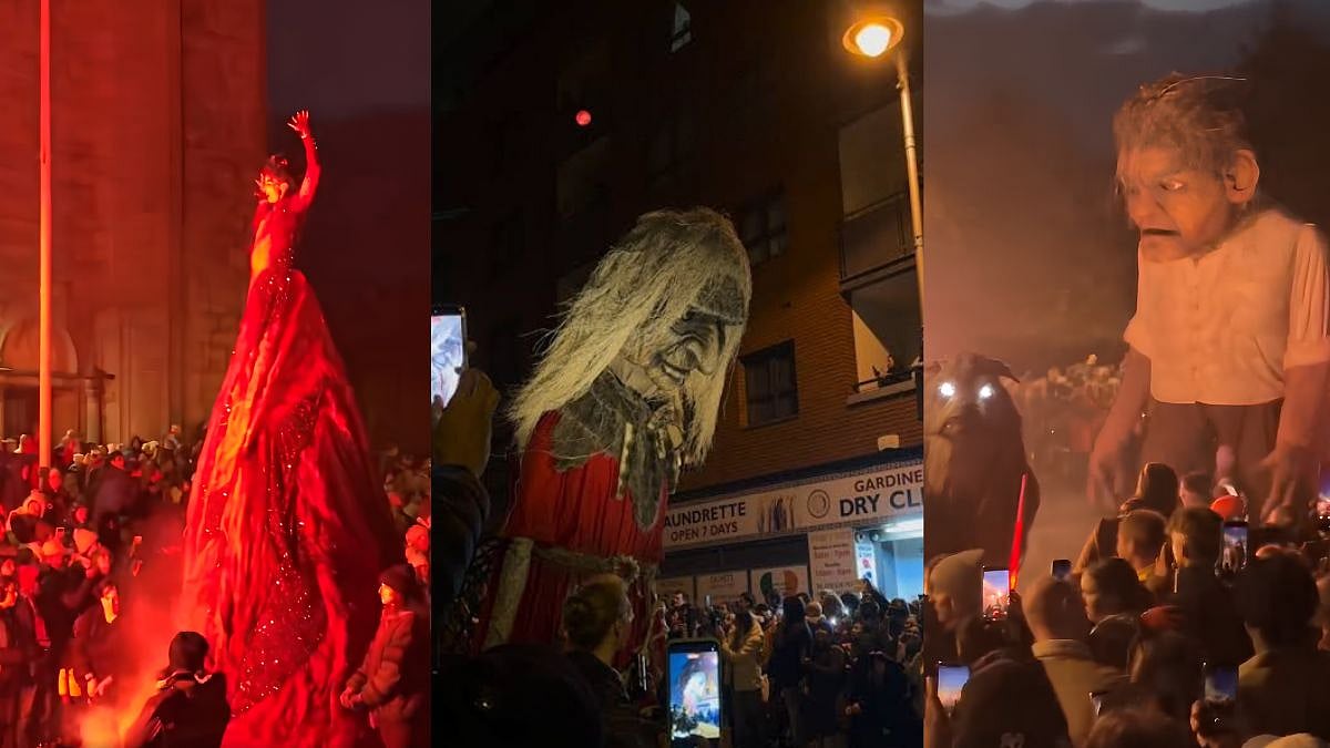 Thousands Gather In Dublin For Spectacular Halloween Parade Featuring Giant Figures And Live Performances
