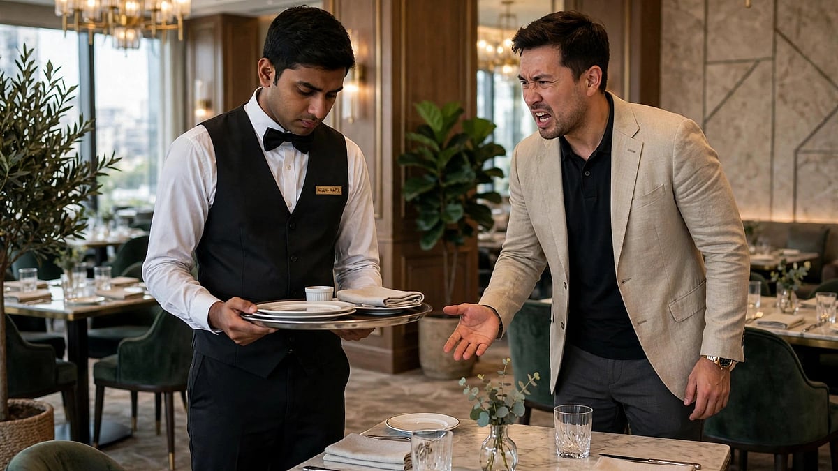 Agra Taj Hotel Bans Elite Guest For Slapping Waiter Over Poor English Speaking, Netizens Demand Legal Action