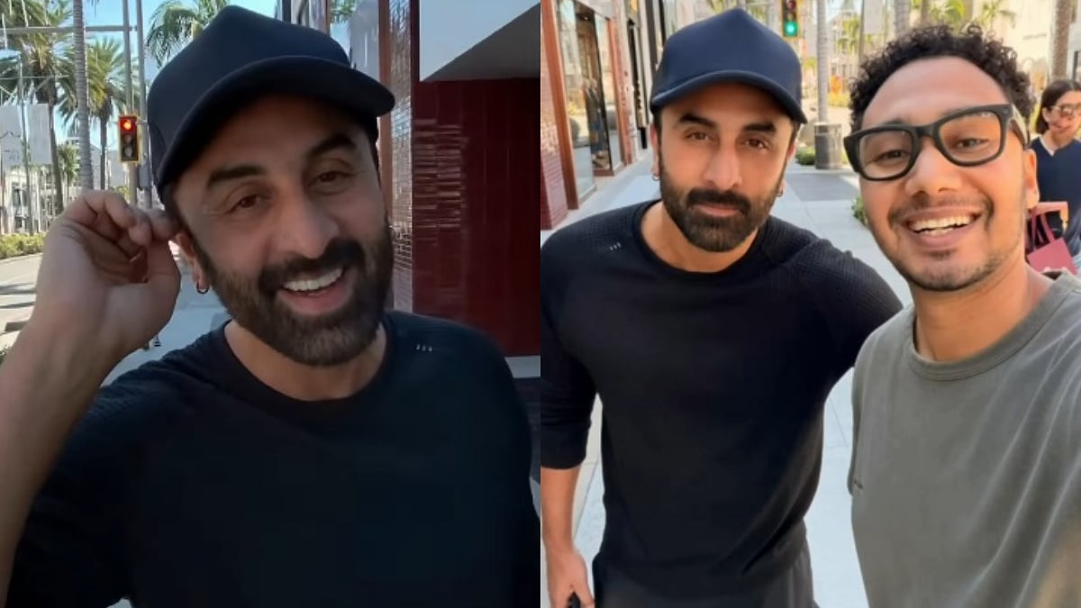 'I Am Not On Instagram': Ranbir Kapoor Bumps Into Photographer Peter Fouad In LA; Latter Asks For Role In Ramayana Actor's Next Film - Watch Video